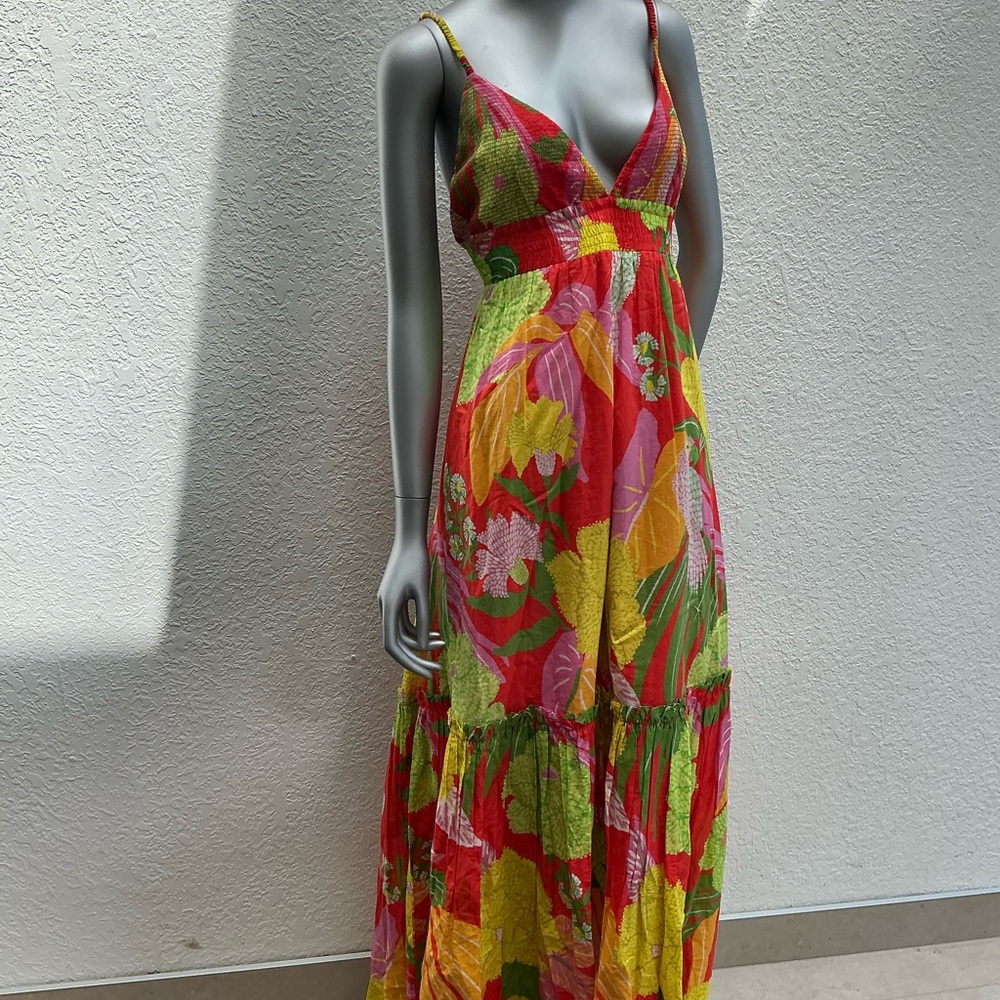 FARM Rio Vibrant Floral Maxi Dress - Picture 1 of 6
